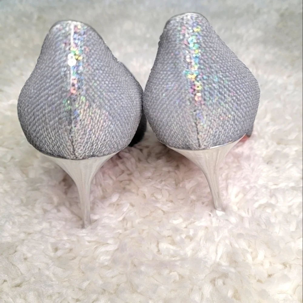 Christian Louboutin beautiful silver